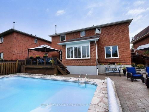 88 Parkside Dr, Brampton, ON - Outdoor With In Ground Pool With Deck Patio Veranda With Exterior