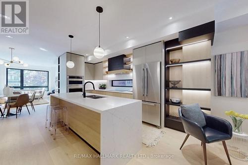 147 Parkmount Road, Toronto (Greenwood-Coxwell), ON - Indoor Photo Showing Kitchen With Double Sink With Upgraded Kitchen