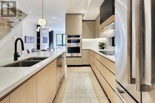 147 Parkmount Road, Toronto (Greenwood-Coxwell), ON - Indoor Photo Showing Kitchen With Double Sink With Upgraded Kitchen