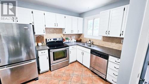 824 Florell Drive, Oshawa (Donevan), ON - Indoor Photo Showing Kitchen With Double Sink