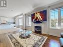 6 Dietzman Court, Richmond Hill, ON  - Indoor Photo Showing Living Room With Fireplace 