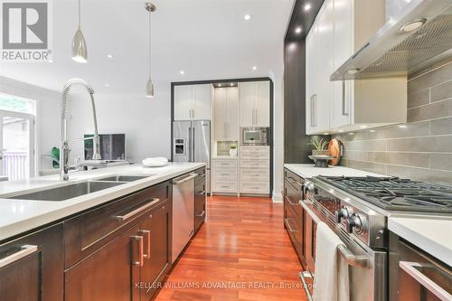 54 Woodville Avenue, Toronto (East York), ON - Indoor Photo Showing Kitchen With Double Sink With Upgraded Kitchen