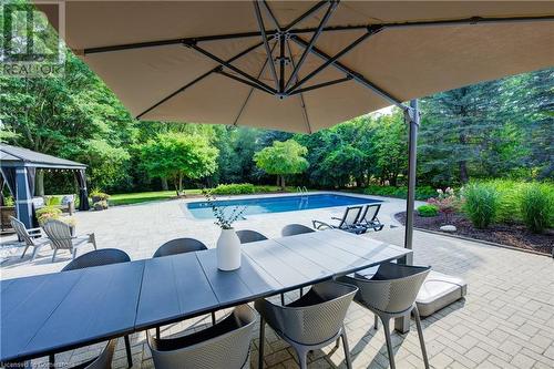 587 Manorwood Court, Waterloo, ON - Outdoor With In Ground Pool