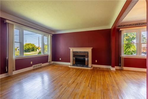 74 Beamer Avenue, St. Catharines, ON - Indoor Photo Showing Living Room With Fireplace