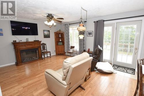 259 Bass Lake Rd, Blind River, ON - Indoor Photo Showing Living Room With Fireplace