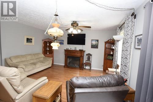 259 Bass Lake Rd, Blind River, ON - Indoor Photo Showing Living Room With Fireplace