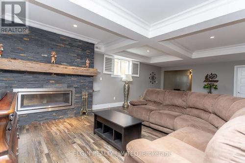 67 Shaw Boulevard, Central Elgin (Lynhurst), ON - Indoor Photo Showing Living Room With Fireplace