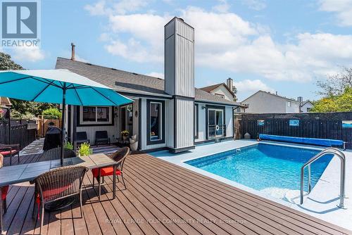 28 Richvale Drive S, Brampton, ON - Outdoor With In Ground Pool With Deck Patio Veranda With Exterior