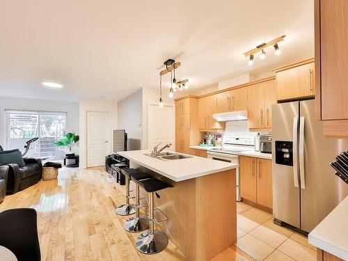 Kitchen - 2-555 Rue Préfontaine, Montréal (Mercier/Hochelaga-Maisonneuve), QC - Indoor Photo Showing Kitchen With Double Sink