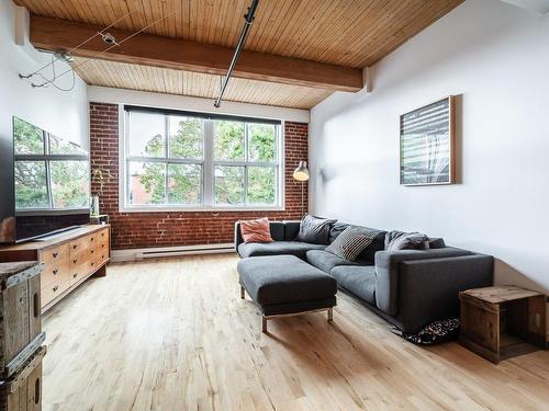 Salon - 210-2295 Av. Aird, Montréal (Mercier/Hochelaga-Maisonneuve), QC - Indoor Photo Showing Living Room