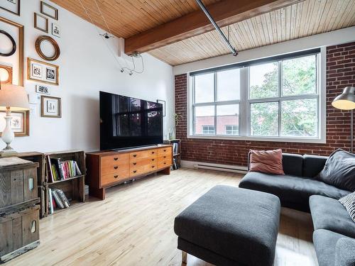 Salon - 210-2295 Av. Aird, Montréal (Mercier/Hochelaga-Maisonneuve), QC - Indoor Photo Showing Living Room