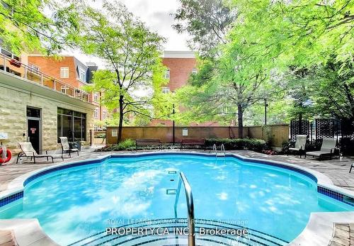 501-123 Eglinton Ave E, Toronto, ON - Outdoor With In Ground Pool With Deck Patio Veranda With Backyard