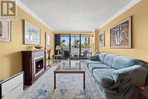 307 - 40 Baif Boulevard, Richmond Hill, ON - Indoor Photo Showing Living Room With Fireplace