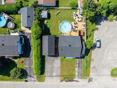 Photo aÃ©rienne - 152 29E Avenue, Sainte-Marthe-Sur-Le-Lac, QC - Outdoor With Above Ground Pool With View