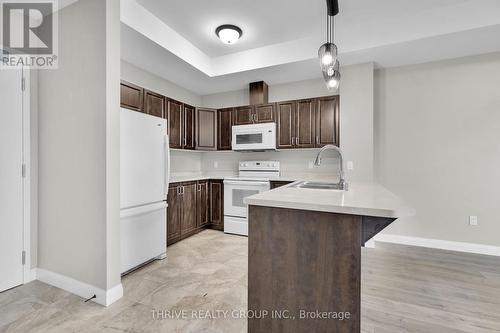 301 - 263 Butler Street, Lucan Biddulph (Lucan), ON - Indoor Photo Showing Kitchen With Double Sink