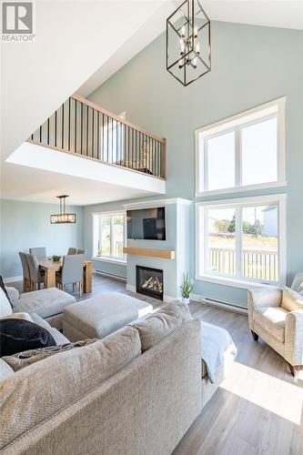 6 Shriners Road, St John'S, NL - Indoor Photo Showing Living Room With Fireplace