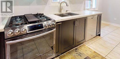 36 Mannel Crescent, Brampton, ON - Indoor Photo Showing Kitchen With Double Sink With Upgraded Kitchen