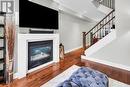 29 Furrow Lane, Toronto, ON  - Indoor Photo Showing Living Room With Fireplace 