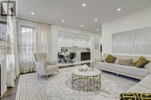 39 Tesla Crescent, East Gwillimbury, ON - Indoor Photo Showing Living Room With Fireplace