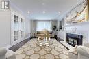 19 West Park Boulevard, Whitchurch-Stouffville, ON  - Indoor Photo Showing Living Room With Fireplace 