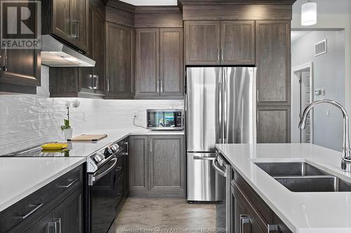 132 Lane Street, Essex, ON - Indoor Photo Showing Kitchen With Double Sink With Upgraded Kitchen