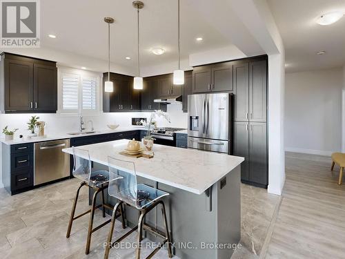 161 Mountain Holly Court, Waterloo, ON - Indoor Photo Showing Kitchen With Upgraded Kitchen