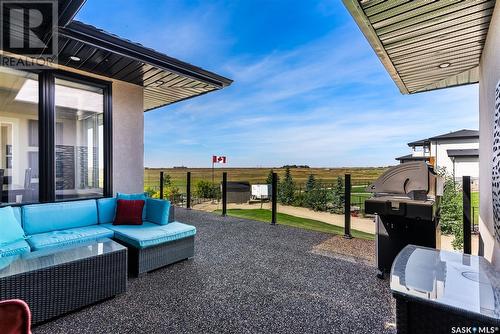 134 Aspen Village Drive, Emerald Park, SK - Outdoor With Deck Patio Veranda With Exterior