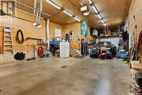 134 Aspen Village Drive, Emerald Park, SK - Indoor Photo Showing Garage