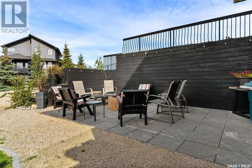 134 Aspen Village Drive, Emerald Park, SK - Outdoor With Deck Patio Veranda With Exterior