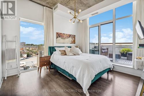 703 - 1205 Queen Street W, Toronto (South Parkdale), ON - Indoor Photo Showing Bedroom