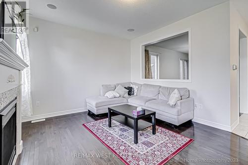 21 Goswell Street, Brampton (Bram East), ON - Indoor Photo Showing Living Room With Fireplace