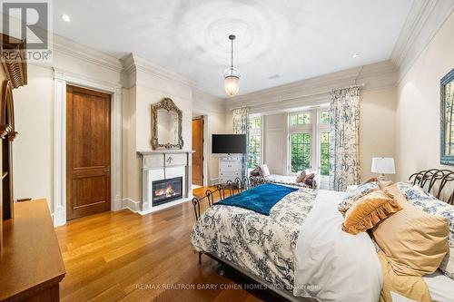 85 The Bridle Path, Toronto, ON - Indoor Photo Showing Bedroom With Fireplace