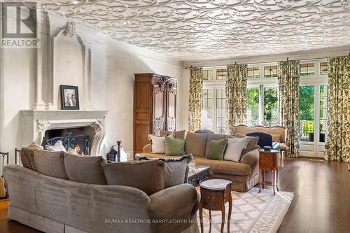 85 The Bridle Path, Toronto (Bridle Path-Sunnybrook-York Mills), ON - Indoor Photo Showing Living Room With Fireplace