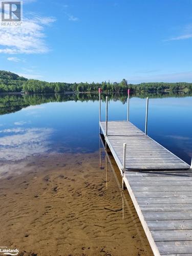 Dock on Lake St Peter.  Seller does not own this land - 19 High Bush Road, Lake St. Peter, ON - Outdoor With Body Of Water With View