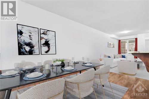 Virtually Staged - 125 Desmond Trudeau Drive, Arnprior, ON - Indoor Photo Showing Dining Room