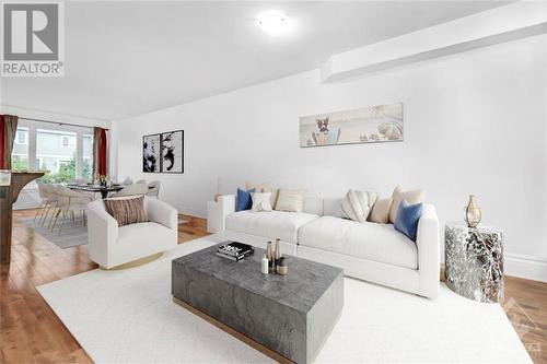 Virtually Staged - 125 Desmond Trudeau Drive, Arnprior, ON - Indoor Photo Showing Living Room