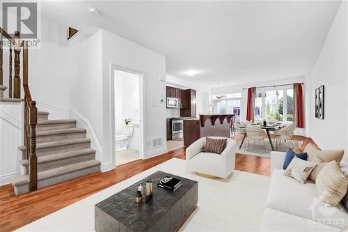 Virtually Staged - 125 Desmond Trudeau Drive, Arnprior, ON - Indoor Photo Showing Living Room