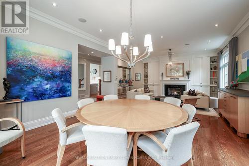 34 Poplar Plains Road, Toronto (Casa Loma), ON - Indoor Photo Showing Dining Room With Fireplace