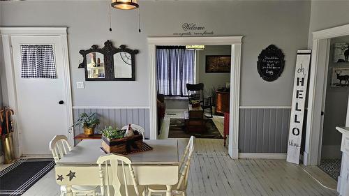 21 Government Road, Oak River, MB - Indoor Photo Showing Dining Room