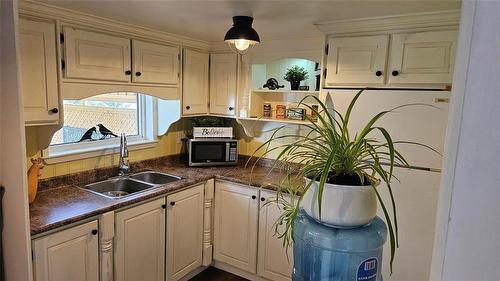 21 Government Road, Oak River, MB - Indoor Photo Showing Kitchen With Double Sink