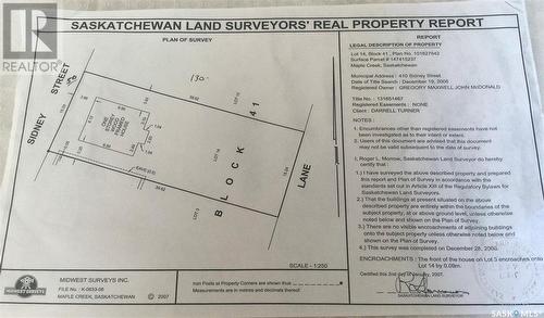 410 Sidney Street, Maple Creek, SK 