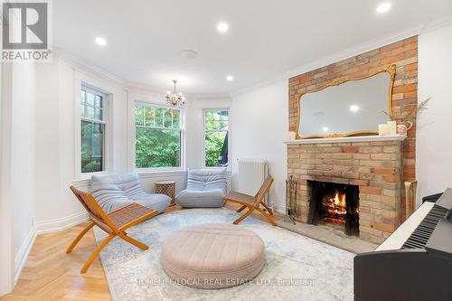 202 Sunnyside Avenue, Toronto (High Park-Swansea), ON - Indoor Photo Showing Living Room With Fireplace