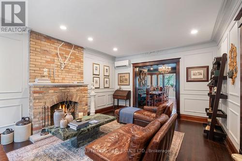 202 Sunnyside Avenue, Toronto (High Park-Swansea), ON - Indoor Photo Showing Living Room With Fireplace