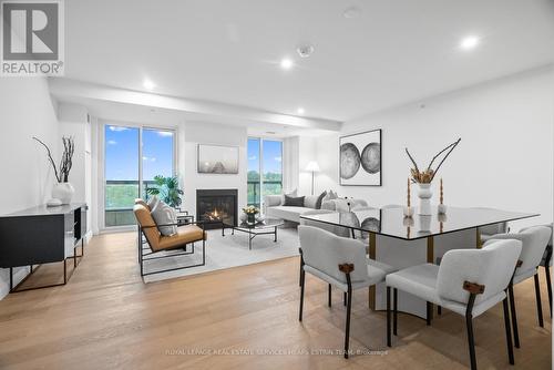 801 - 285 Avenue Road, Toronto (Yonge-St. Clair), ON - Indoor Photo Showing Dining Room With Fireplace