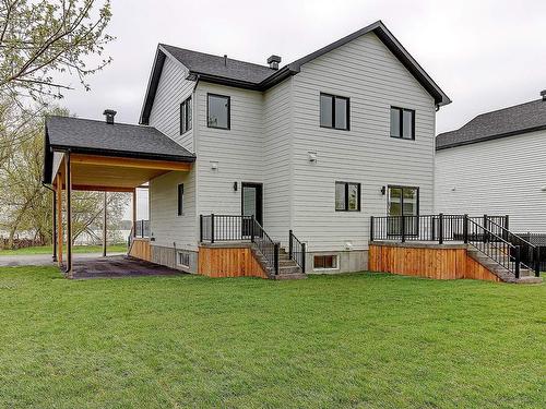 Back facade - 1028 Rue Bissonnette, Saint-Blaise-Sur-Richelieu, QC - Outdoor With Deck Patio Veranda With Exterior