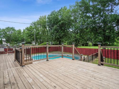 Terrasse - 5735 Rue Parizeau, Brossard, QC - Outdoor With Above Ground Pool With Deck Patio Veranda