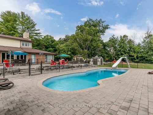 16365 Bathurst St, Newmarket, ON - Outdoor With In Ground Pool With Backyard