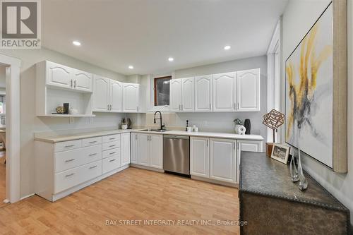 263 Silver Birch Avenue, Toronto, ON - Indoor Photo Showing Kitchen With Double Sink