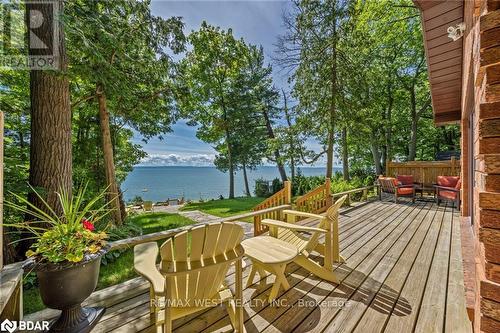 38 Willow Drive, Tiny, ON - Outdoor With Body Of Water With Deck Patio Veranda With View