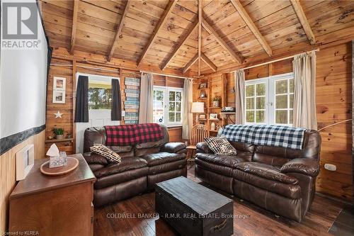 75 Mcguire Beach Road, Kawartha Lakes (Kirkfield), ON - Indoor Photo Showing Living Room